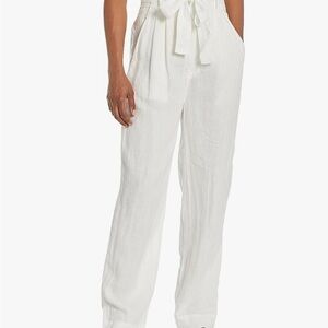 Joie White Linen Pants